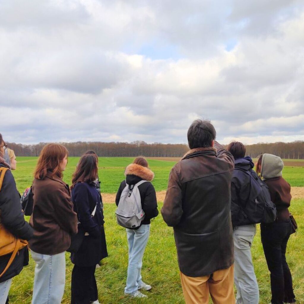 cours de SVT en extérieur
