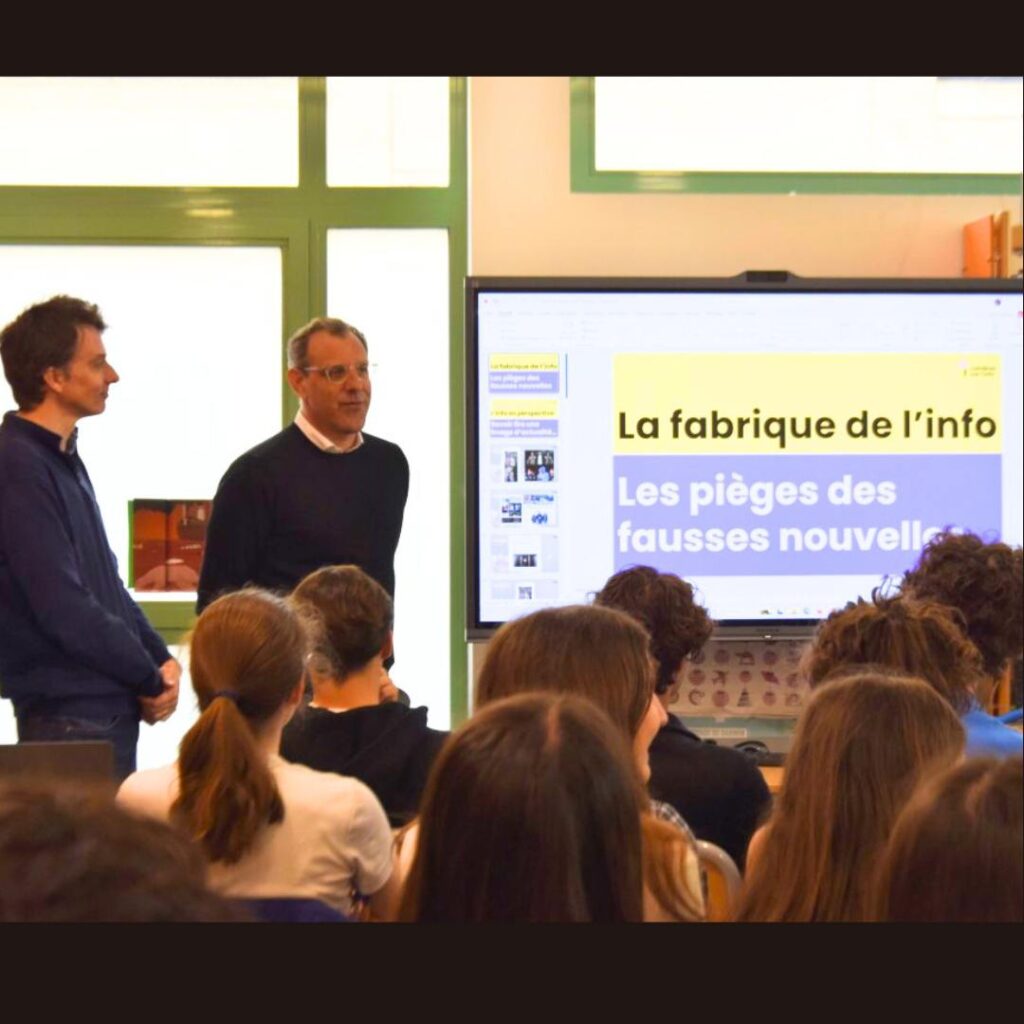 rencontre avec deux journalistes